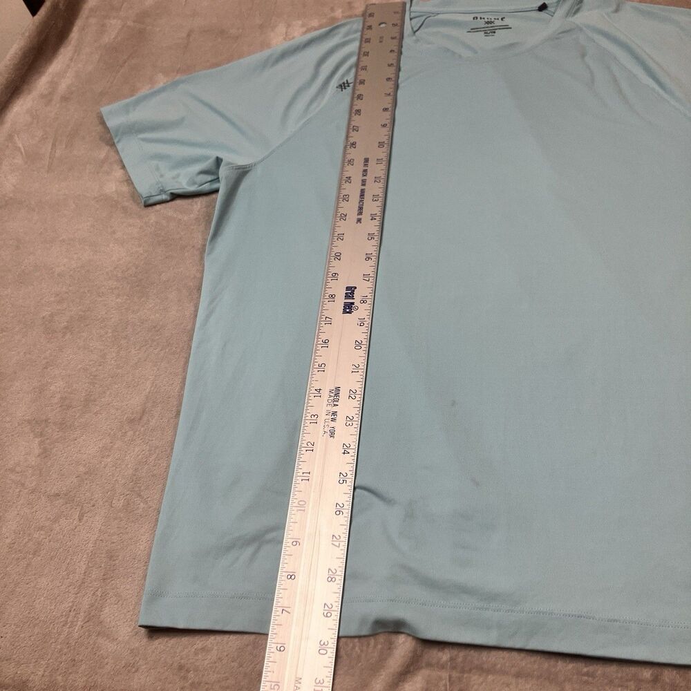 Rhone Performance Shirt Mens XL Light Blue Athletic Short Sleeve Stretch Workout - Picture 3 of 10